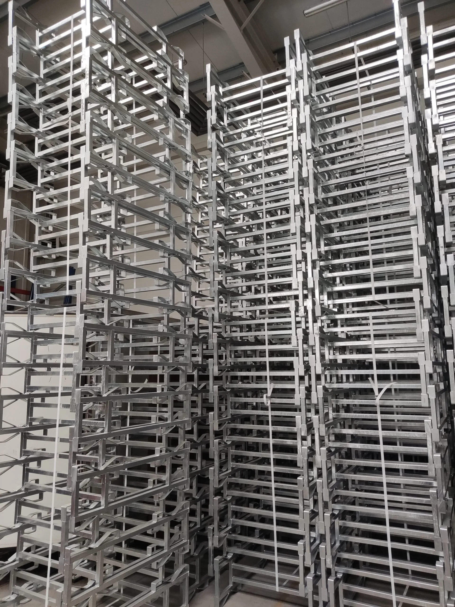 Racks for two stainless steel barrels